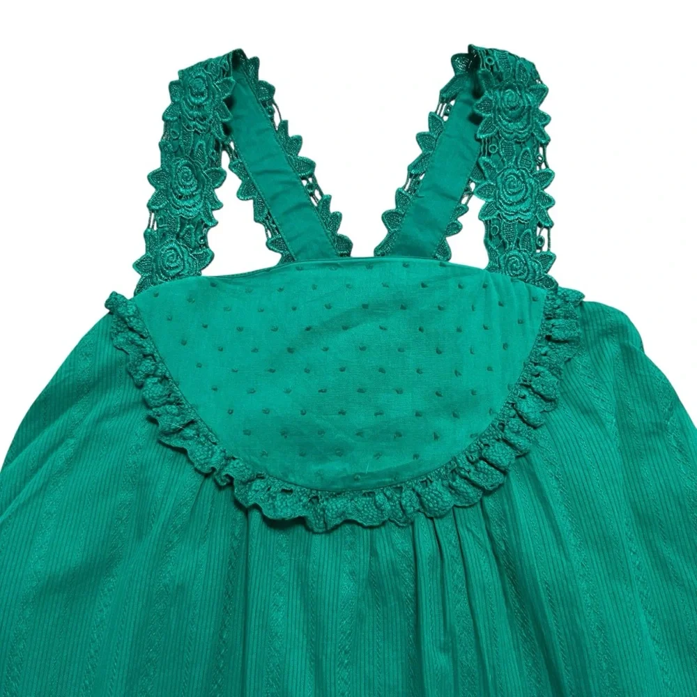 Matilda Jane 12Y Brilliant Daydream Seriously Sweet Green Ruffle Dress